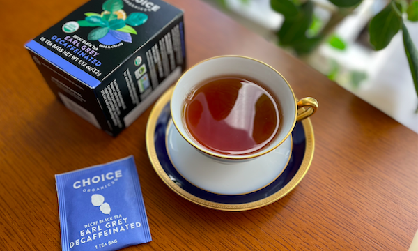 Choice（チョイス）「デカフェ アールグレイ」は渋み抑えめの爽やかな紅茶