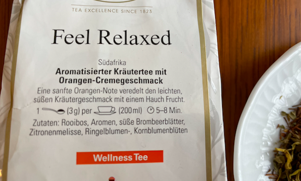 ロンネフェルト（Ronnefeldt）「Feel Relaxed」はほっと一息つける癒しのルイボスティー