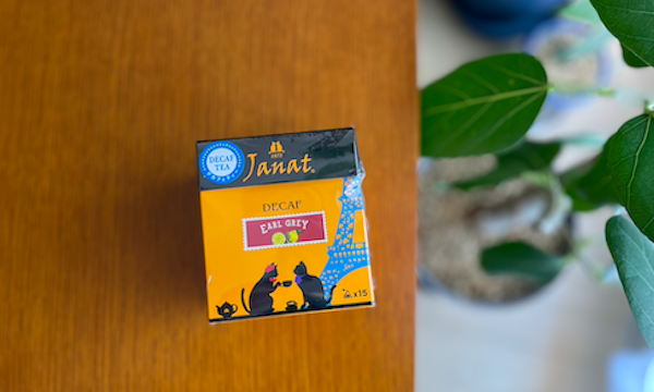 Janat（ジャンナッツ ）「デカフェアールグレイ」はオレンジ香る爽やかな紅茶