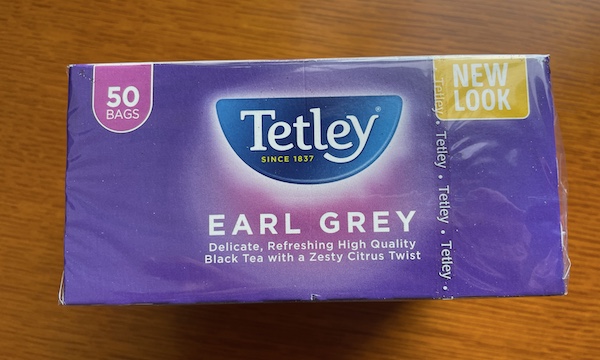テトリー（Tetley）「Tetley Earl Grey」はミルクとの相性が良い！手軽なアールグレイ